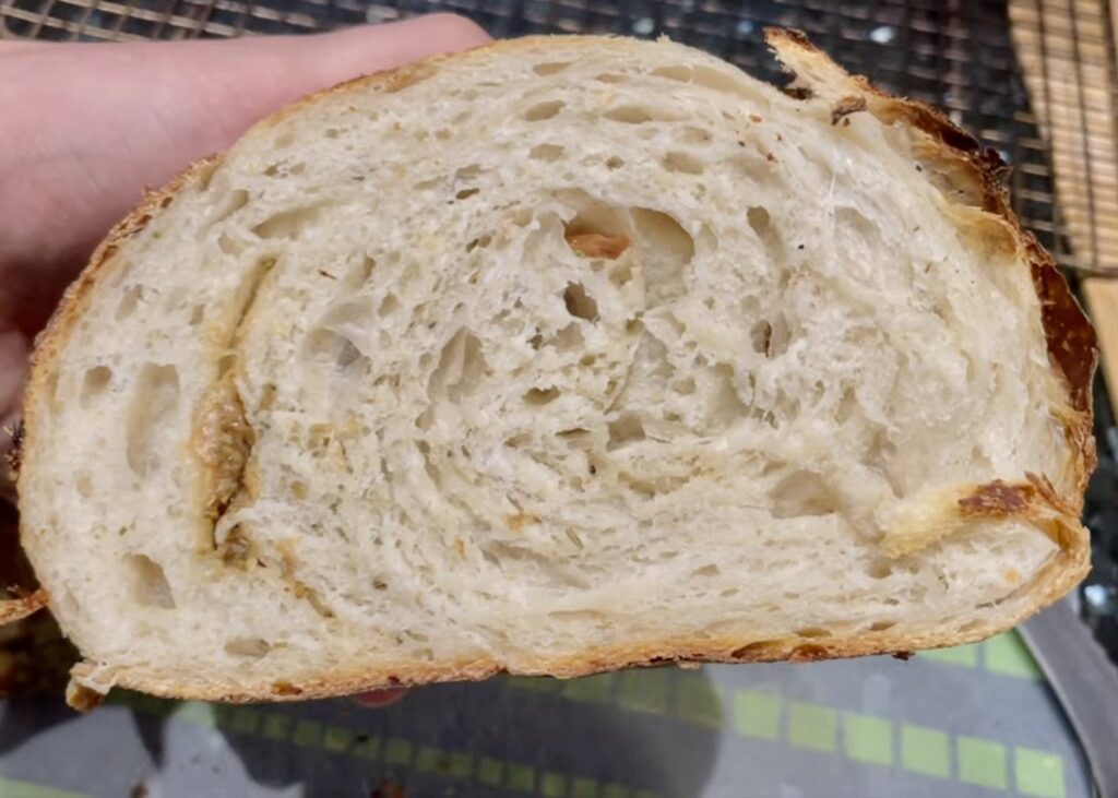 Garlic and Rosemary Sourdough Bread Recipe