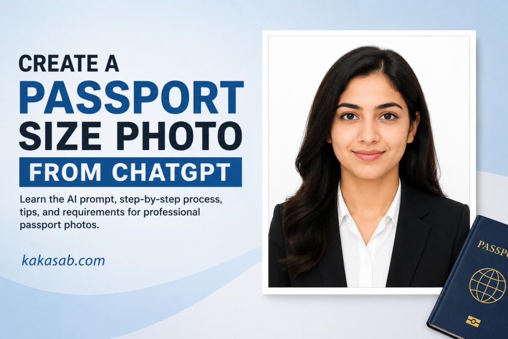 How to Create a Passport Size Photo from ChatGPT with Any Photo