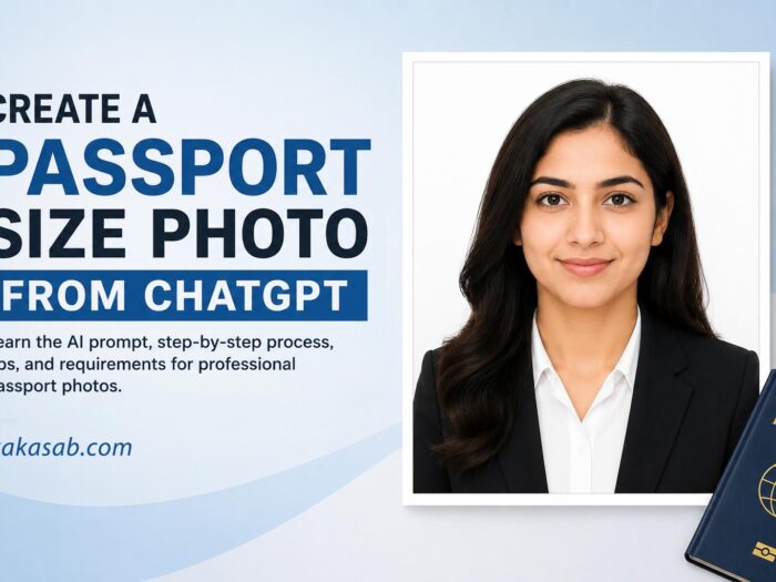 How to Create a Passport Size Photo from ChatGPT with Any Photo