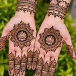 Mehendi Round | Royal Front Hand Mehndi Design | Simple Aesthetic Bridal Mehendi Ideas